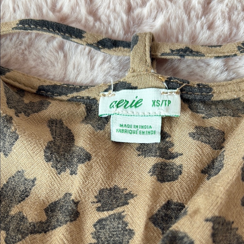 Aerie Leopard Print Maxi Dress - Picture 6 of 6
